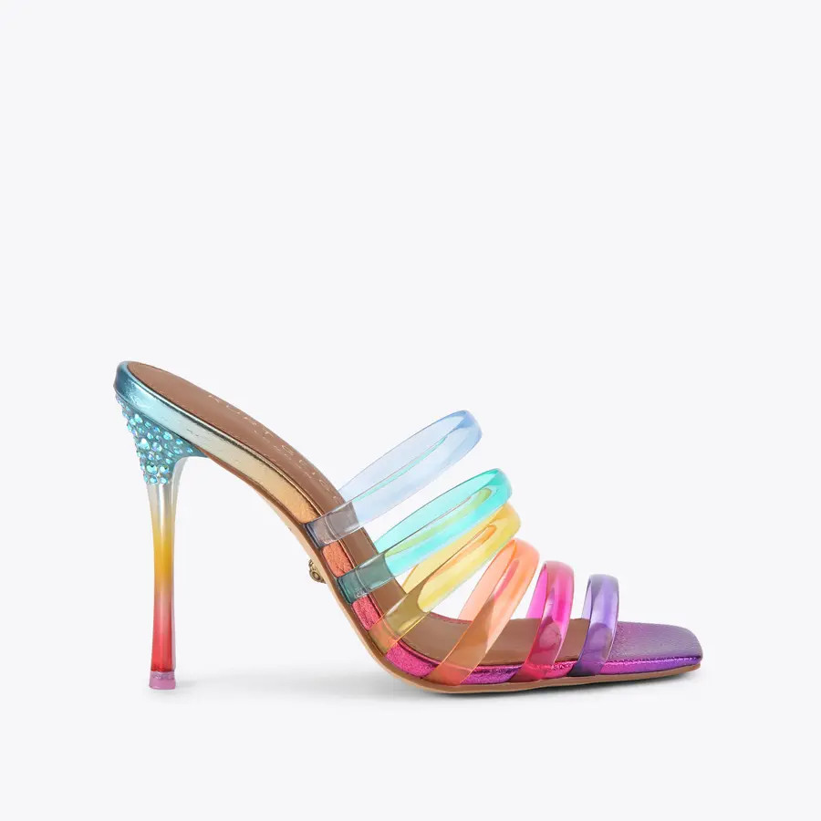 rainbow jelly strap sandal | Kurt Geiger UK