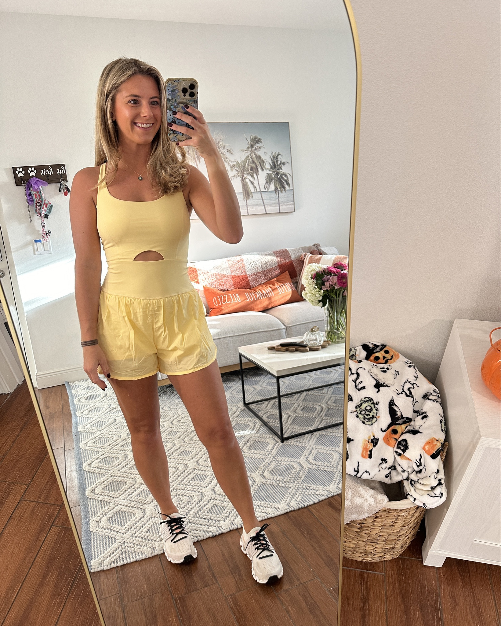 Free people workout romper dupe from Amazon! Super comfortable and comes in so many colors! 

Has removable cups!
Size -  small! 
29 colors
Wearing: Light yellow, Neon pink, Black, Blue, Fig

#LTKFitness #LTKStyleTip #LTKFindsUnder50
