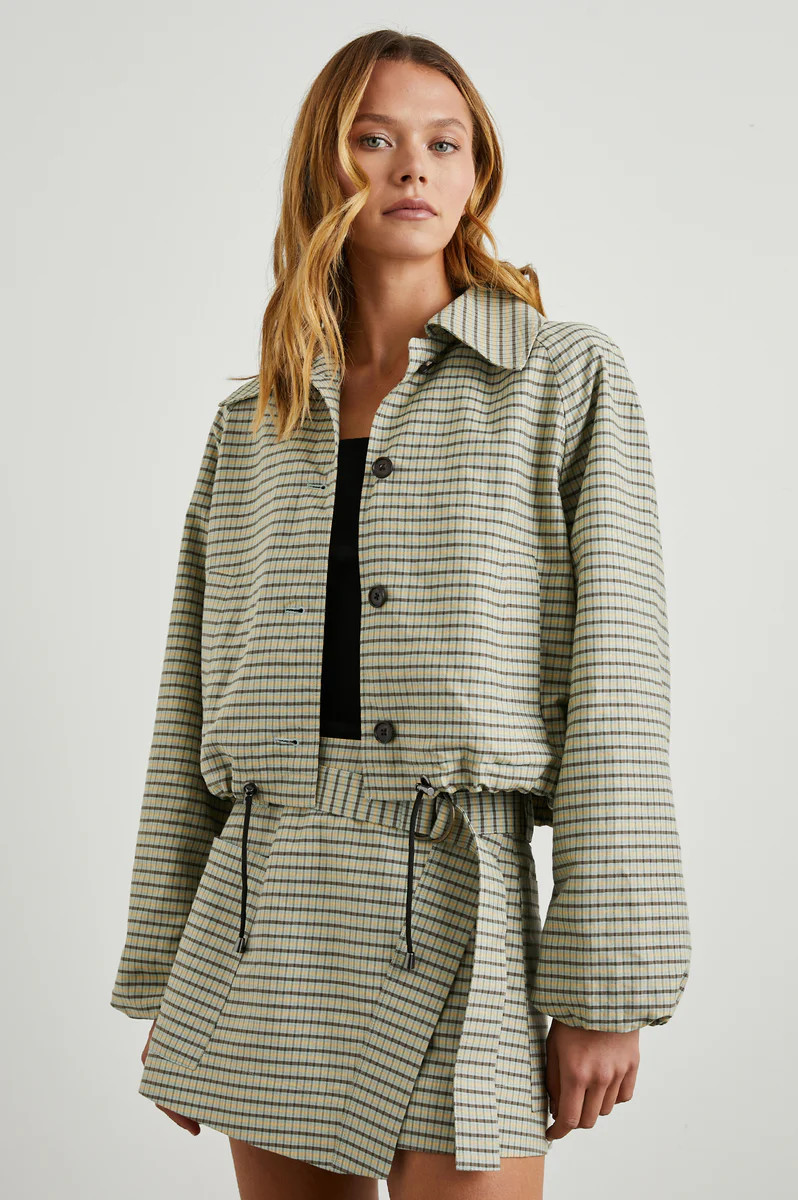 NORTH JACKET - SAGE MINI CHECK | Rails