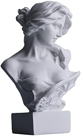 6" H Greek Mythology Bust Statue Decor,Artemis Statues Roman Goddess Figurines,Used for Sketch Pr... | Amazon (US)