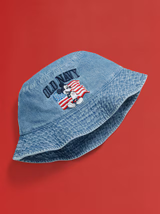 Old Navy x Disney© Mickey Mouse Flag Logo-Graphic Bucket Hat for Kids | Old Navy (US)