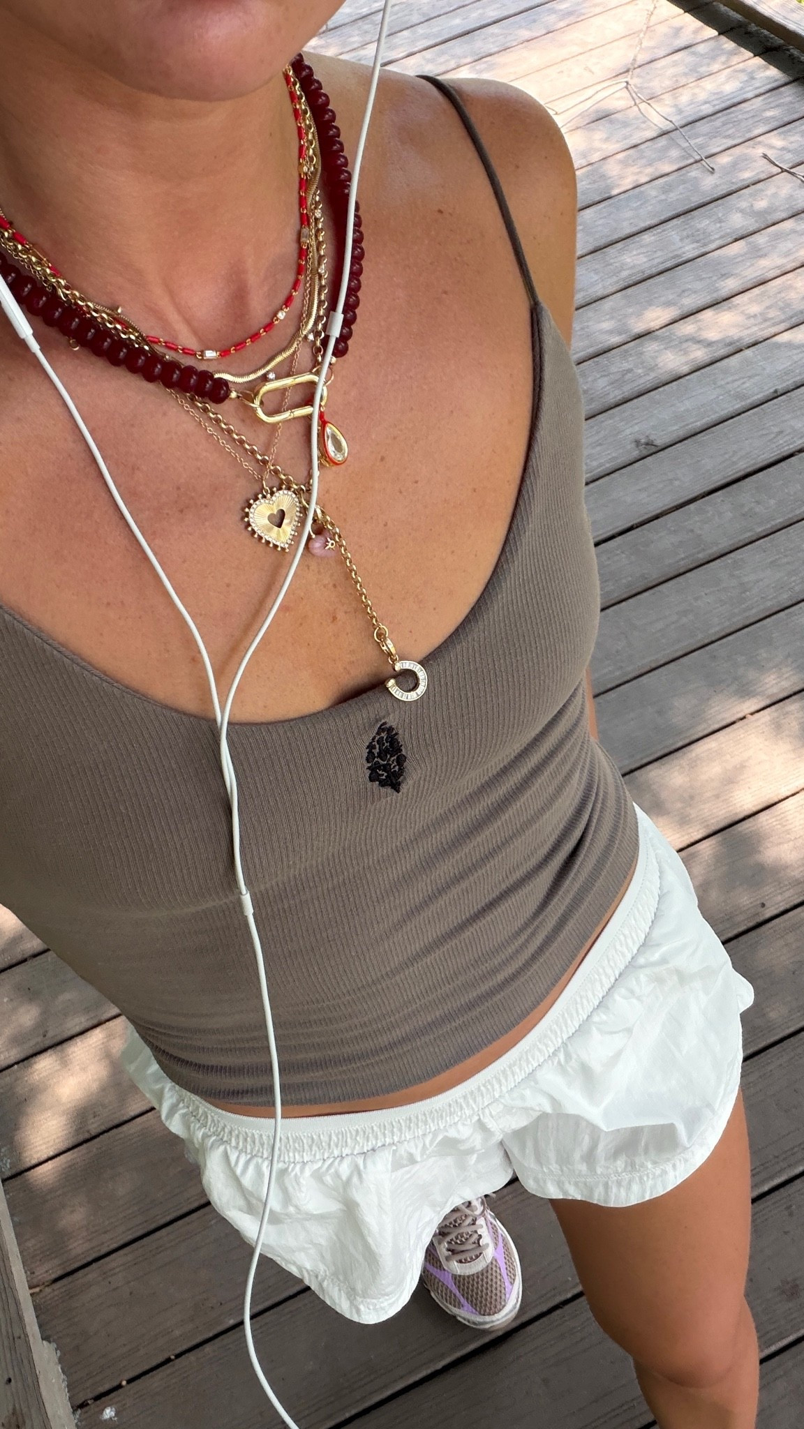 XS top and bottom! Linked the jewelry that I could!