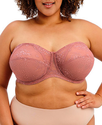 Elomi Plus Size Verity Underwire Strapless Bra | Macy's