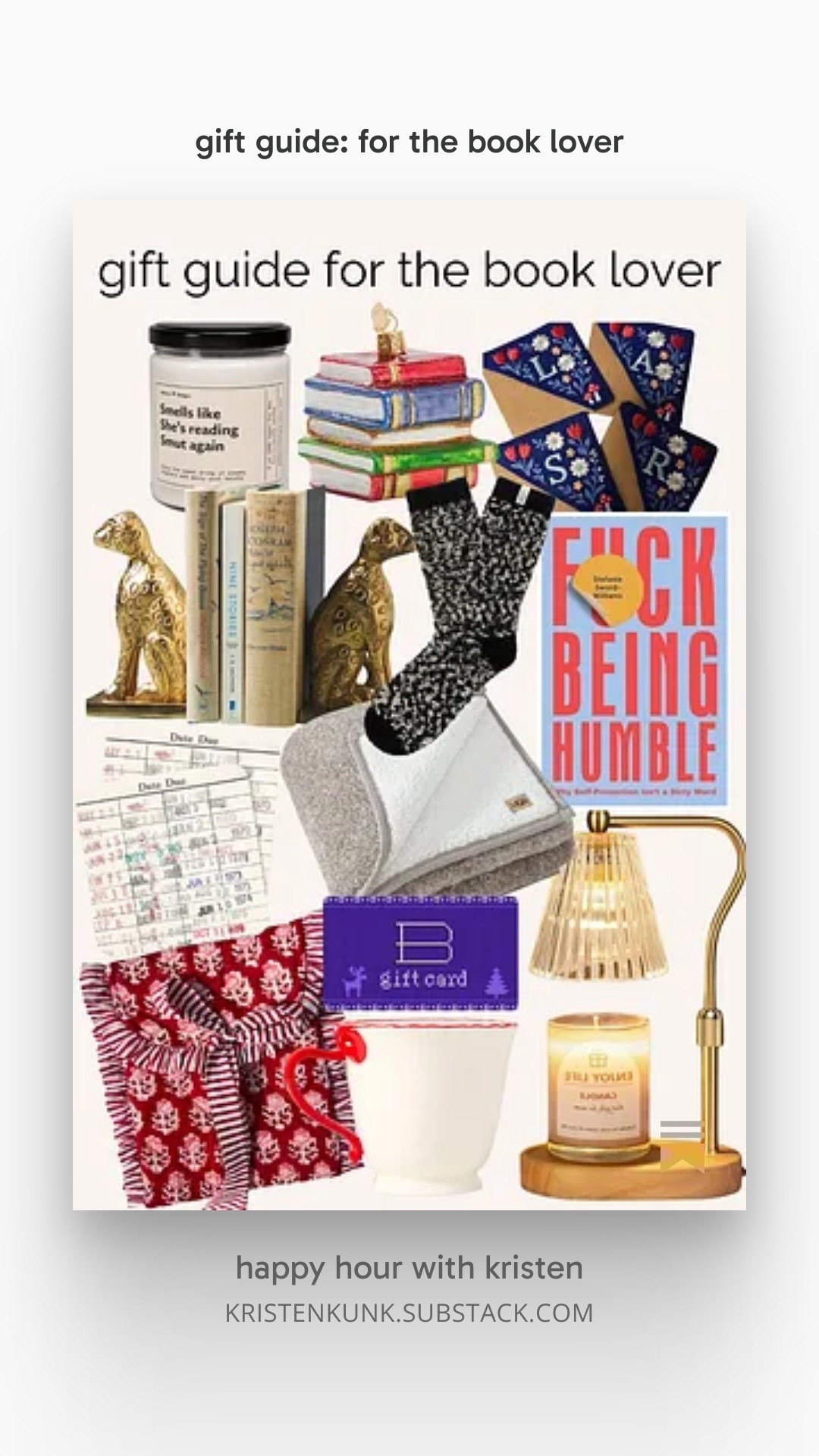 Gifts for the book lover | gift, guide, gift, ideas, books, reader

i’m full gift guide on my substack - kristenkunk.substack.com 


#LTKstorytime #LTKselfcare #LTKGiftGuide