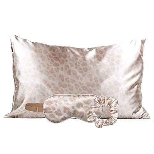 Kitsch Satin Sleep Set, Softer Than Silk pillowcase and eyemask set - Includes 1 Satin Pillowcase, 1 | Amazon (US)