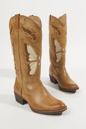 Monarch Butterfly Cut Out Western Boots | Altar'd State