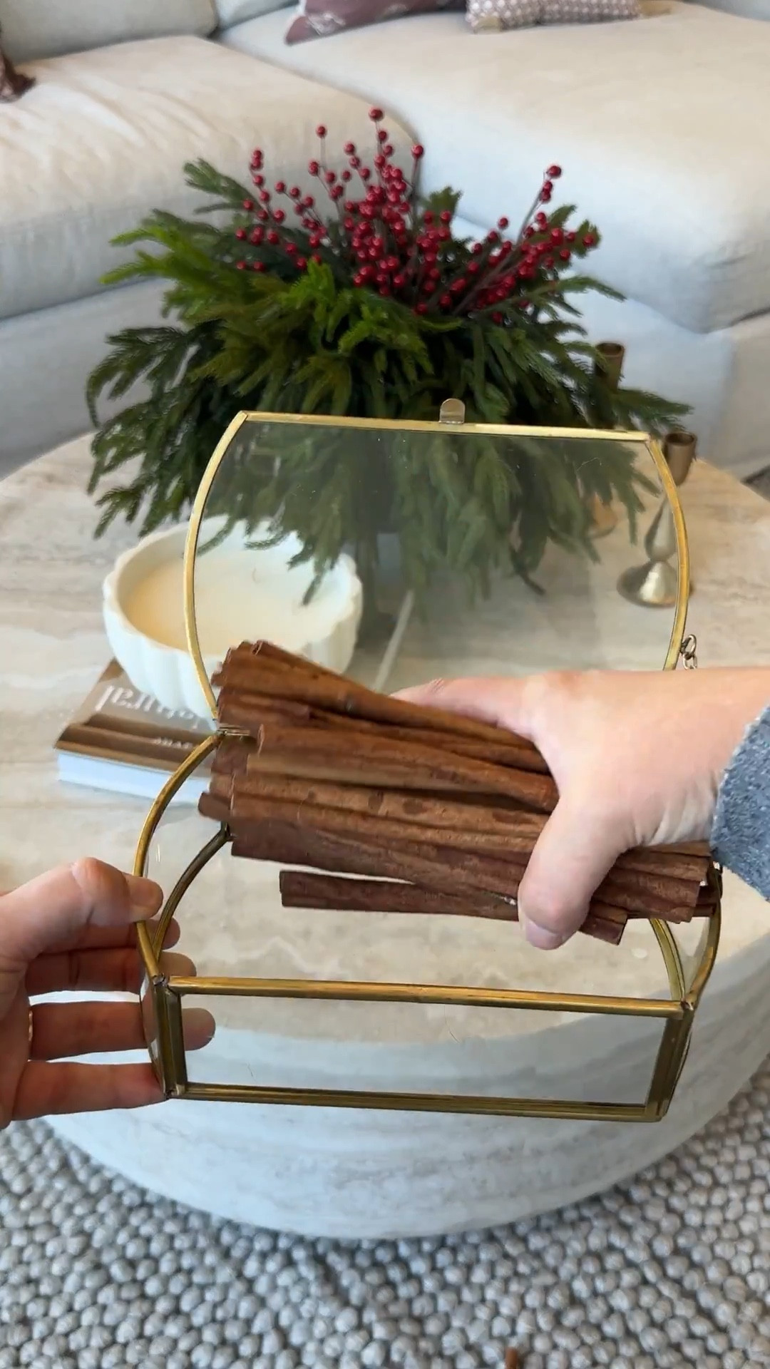 Glass boxes like this are a great way to style your home for the holidays. Add some cinnamon sticks for as a bonus!

Follow my shop @rushtonhome on the @shop.LTK app to shop this post and get my exclusive app-only content! Don’t forget to turn on post notifications using the 🔔 to get first dibs! Follow @rushtonhome on Instagram and Pinterest for more home decor inspiration and affordable home finds! Are you looking for anything home related? You’re in the right place! At Rushton Home, I do: home decor, living room, bedroom, affordable, walmart, target, amazon, wayfair, new arrivals, winter decor, spring decor, fall decor, fall finds, summer decor, home decor refresh, studio mcgee x target, hearth and hand, magnolia, holiday decor, seasonal decor, dining room decor, bedroom decor, living room decor, affordable home decor, furniture, weekend deals, sale, on sale, pottery barn, kirklands, west elm, bench, foyer table, faux florals, rugs, couches, sofa, sectional, dresser, nightstand, night stand, end tables, lamps, art, wall art, etsy, pillows, blanket, interior design, interior styling, bedding, side tables, bed frame, tray, side table, throw pillows, look for less, designer dupe, budget decor, bar stools, counter stools, vase, ceramic pottery, budget, budget friendly, coffee table, dining chairs, cane, rattan, wood, white wash, rustic amazon home, arch, brass hardware, gold hardware, vintage, antique, european inspired, french country, back in stock

#LTKStyleTip #LTKHome #LTKHoliday