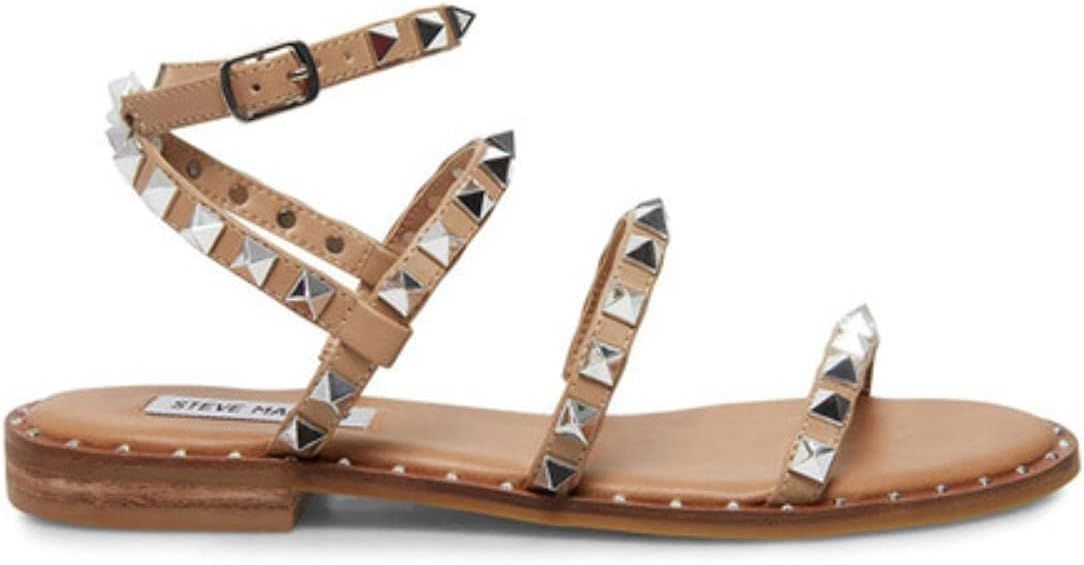 2021 Rivet Strong Flat Women Sandals Fashion Shoes Lightweight Non-Slip Women's Summer Studded Sa... | Amazon (US)