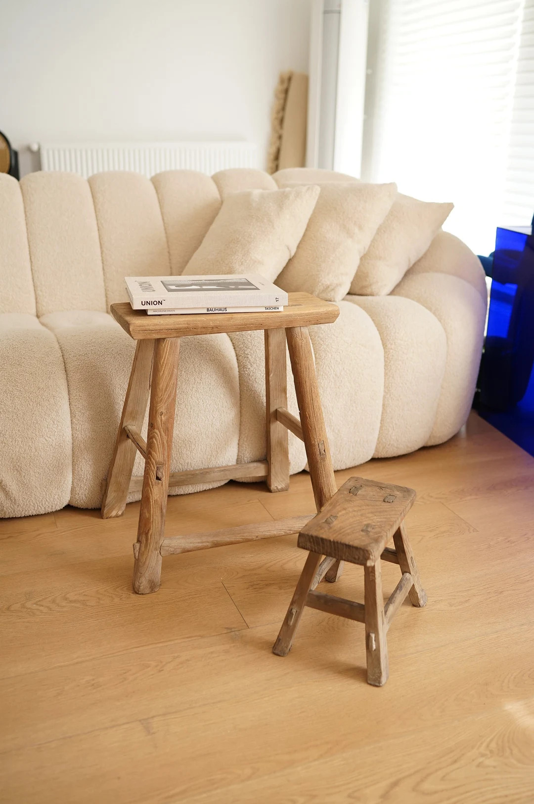 Antique Elm Wood Stool With Beautiful Legs ,antique Bench,bathtub Stool ,chinese Stool, Vintage P... | Etsy (US)