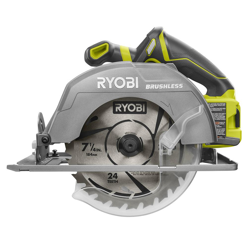18-Volt ONE+ Cordless Brushless 7-1/4 in. Circular Saw (Tool Only) | The Home Depot
