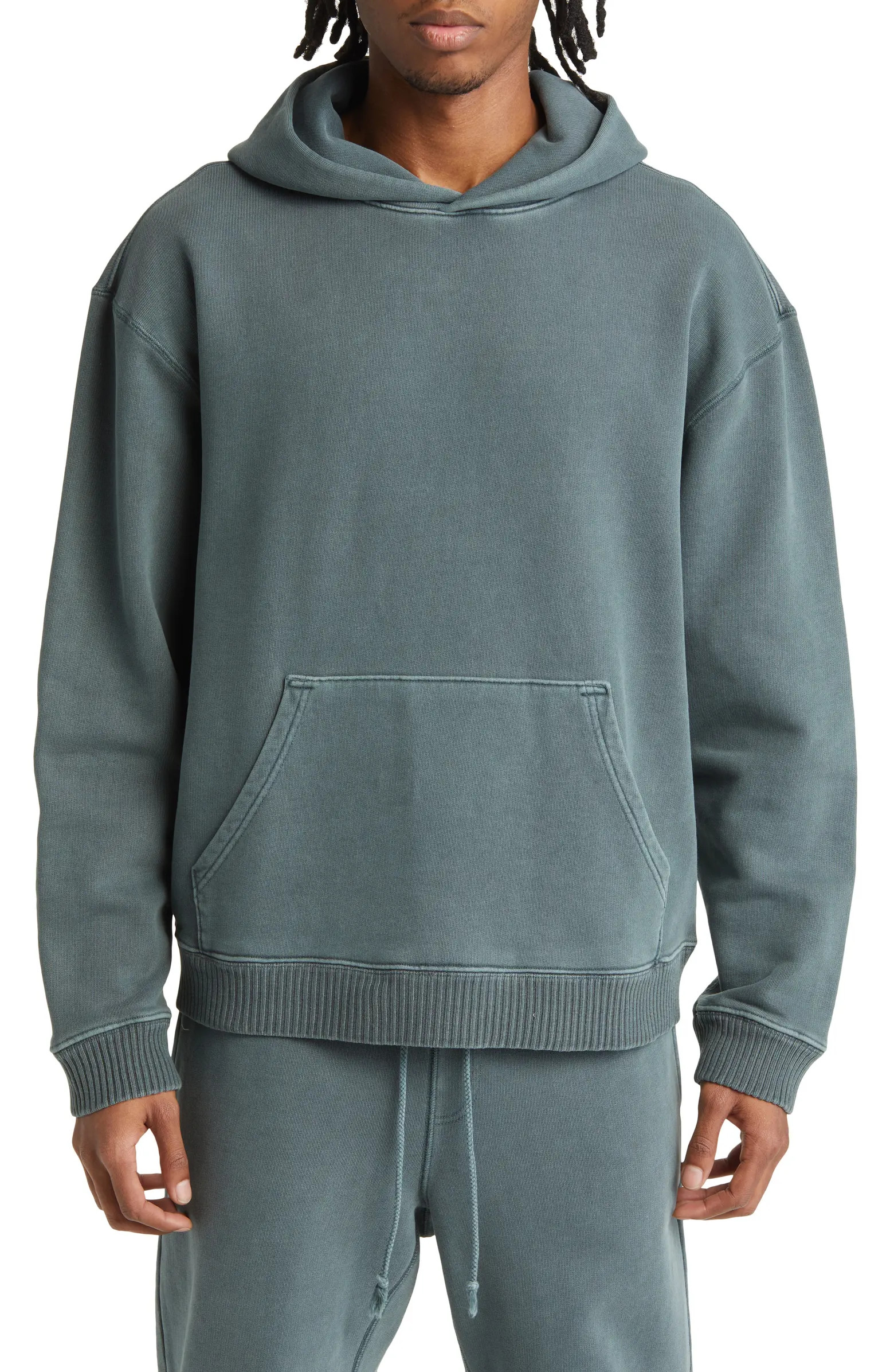 Core Oversize Organic Cotton Brushed Terry Hoodie | Nordstrom