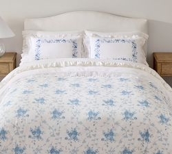 LoveShackFancy Blue Rose Shams | Pottery Barn (US)