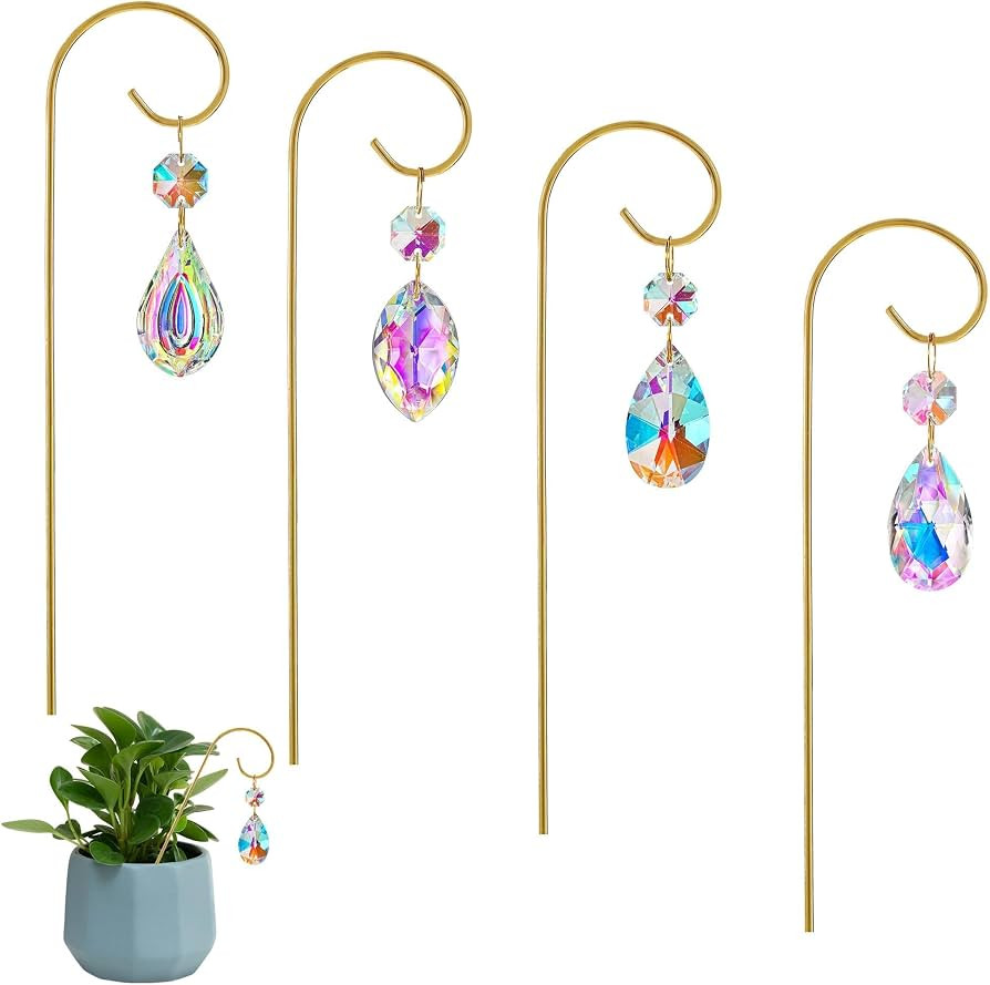 7.5'' Small Trellis for Potted Plants Indoor Accessories Decorations,4pcs | Amazon (US)