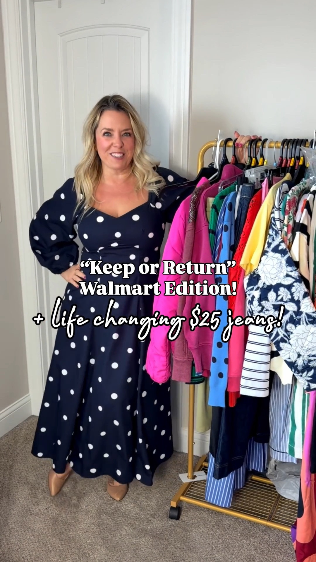 Ya can’t win ‘em all but my keep pile is huge after this Walmart fashion try on! I’m wearing a medium in everything (I’m size 10/12, 5’2”) & a 12 short in the jeans  

#LTKMidsize #LTKPetite #LTKOver40