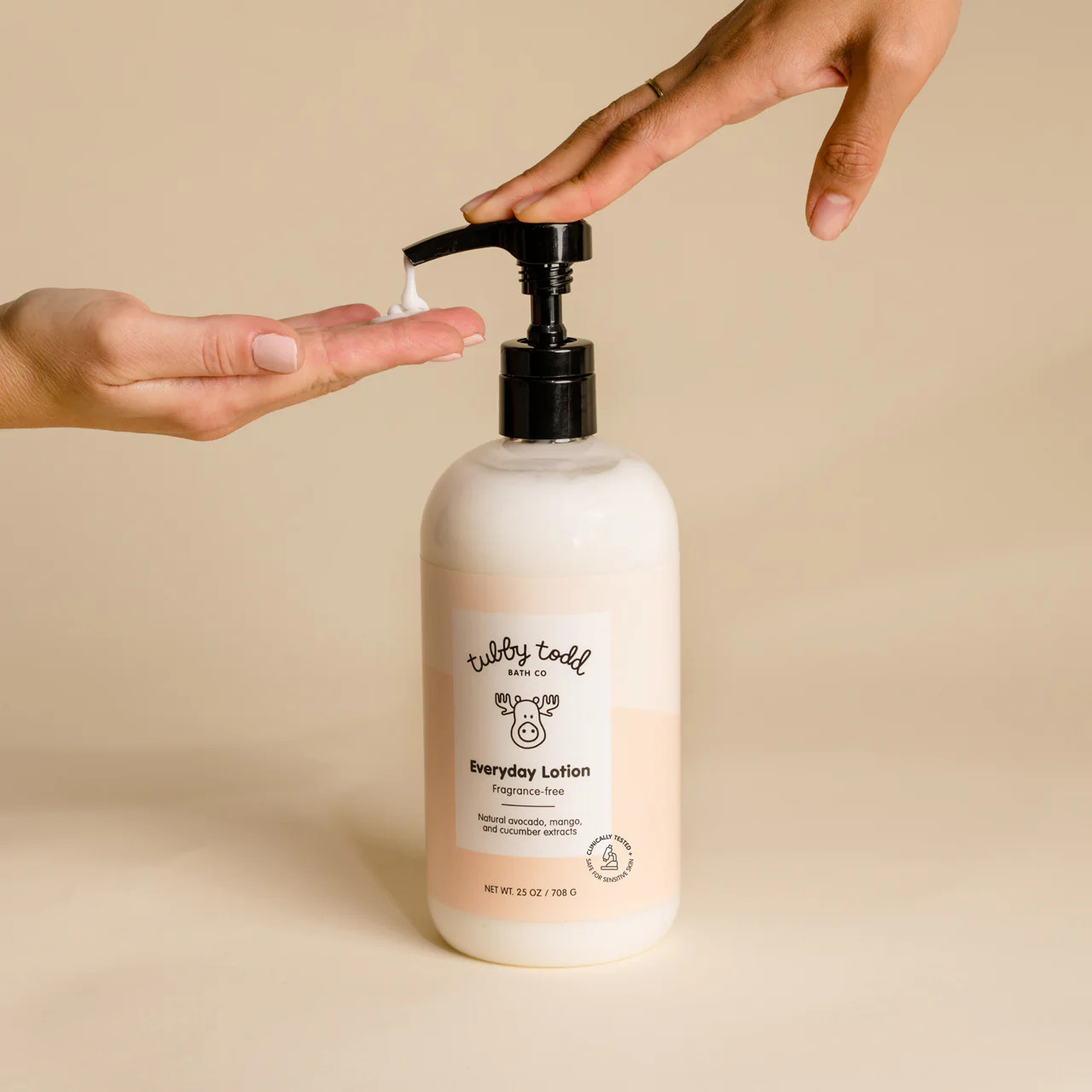 Everyday Lotion - Fragrance-free / 25 oz | Tubby Todd Bath Co.