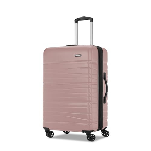 Samsonite Evolve SE Hardside Expandable Luggage with Double Wheels, Rose Gold, Medium Spinner | Amazon (US)