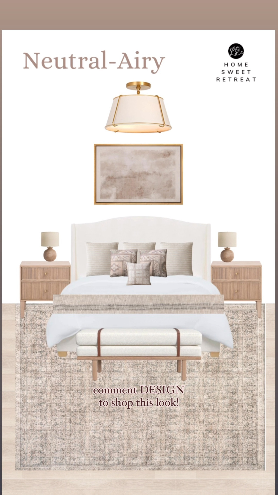 Shop this airy and neutral master bedroom design

#LTKHome
