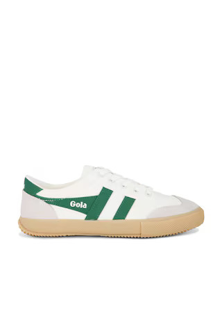 Gola Badminton Sneaker in Off White, Green, & Gum from Revolve.com | Revolve Clothing (Global)