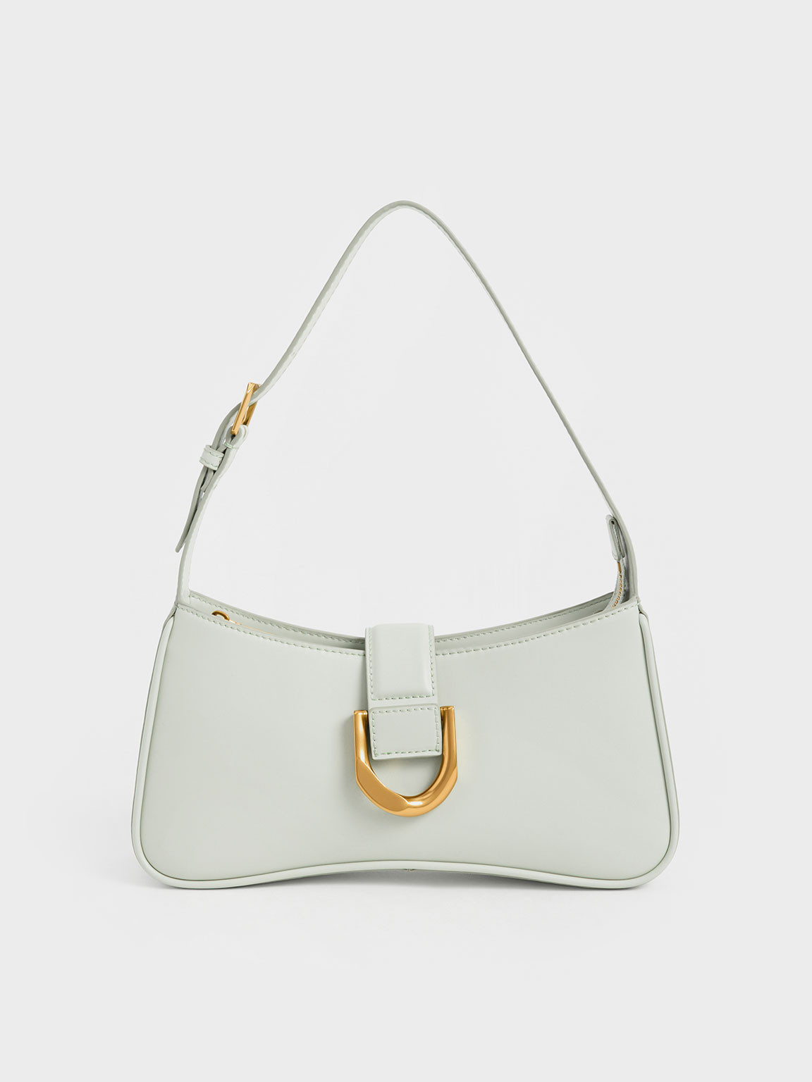 Gabine Curved Shoulder Bag | Charles & Keith US
