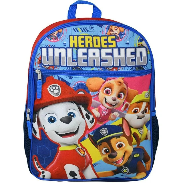 Paw Patrol Kids School Backpack 16" Heroes Unleashed | Walmart (US)