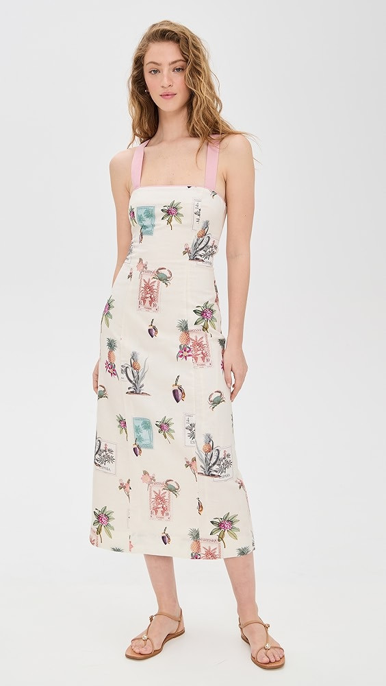 Kivari Lyra Tie Back Midi Dress | Shopbop | Shopbop