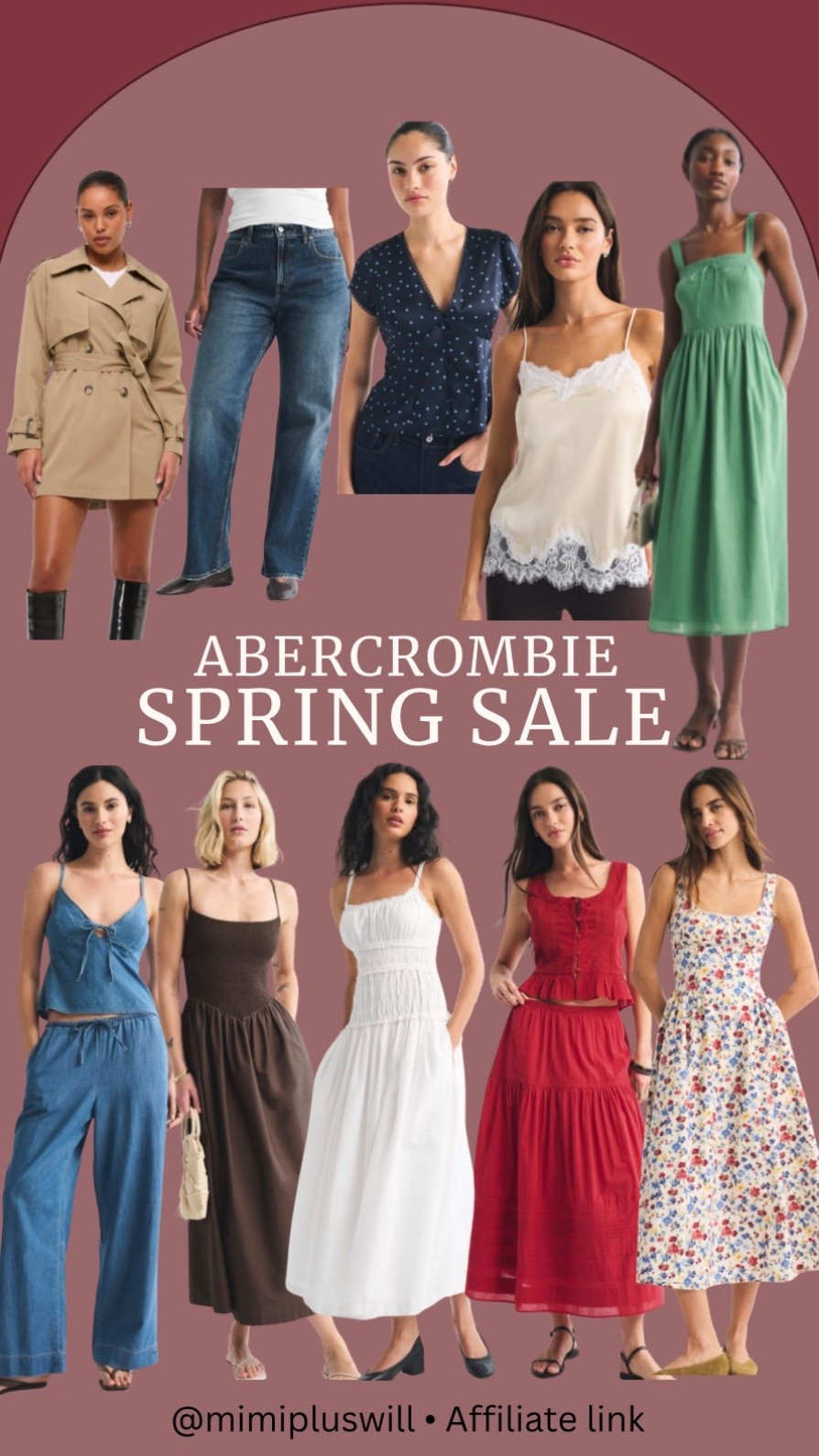 Abercrombie spring sale! Use code AF20 in the app for 20% off!

Spring dress | lace tank | petite denim | spring coat | summer 
Follow @mimipluswill for more!

#LTKfindsunder100 #LTKSeasonal #LTKsalealert