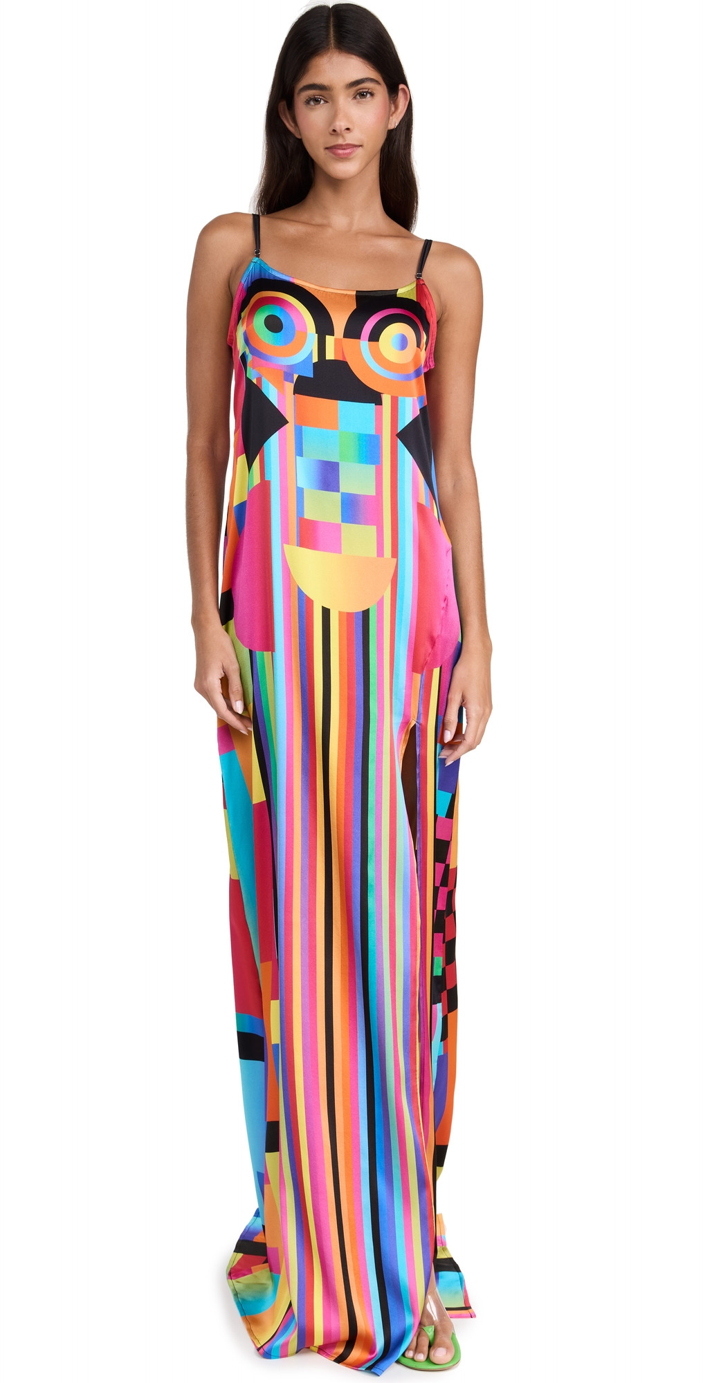 BruceGlen Eve Anatomy Maxi Slip Dress | Shopbop