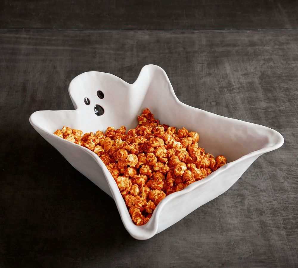 Ghost Shaped Stoneware Candy Bowl | Pottery Barn (US)