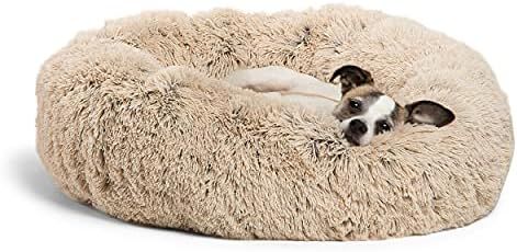 Best Friends by Sheri The Original Calming Donut Cat and Dog Bed in Shag and Lux Fur, Machine Was... | Amazon (US)