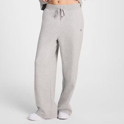 Champion Women's High-Rise Fleece Wide Leg Sweatpants | Target