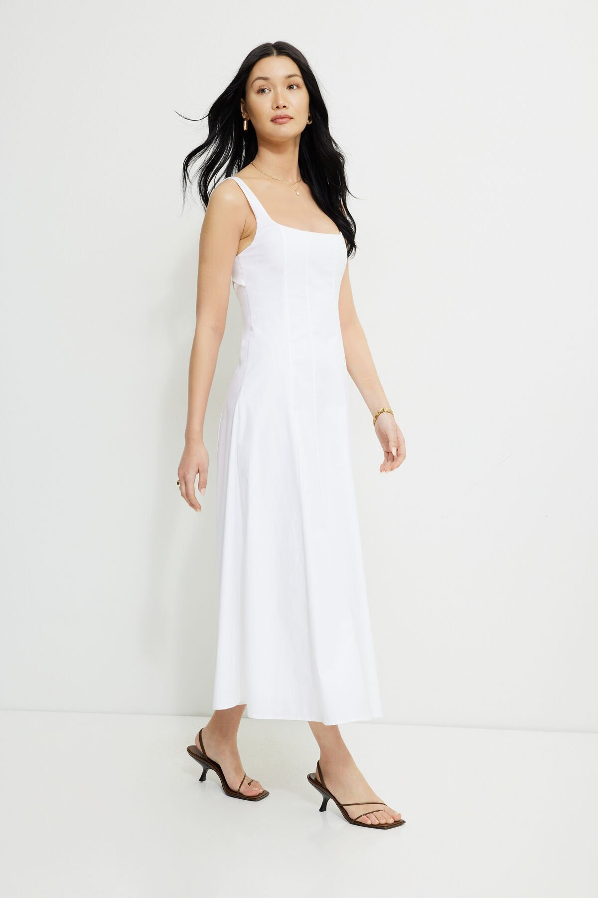Capri Poplin Maxi Dress | Dynamite Clothing
