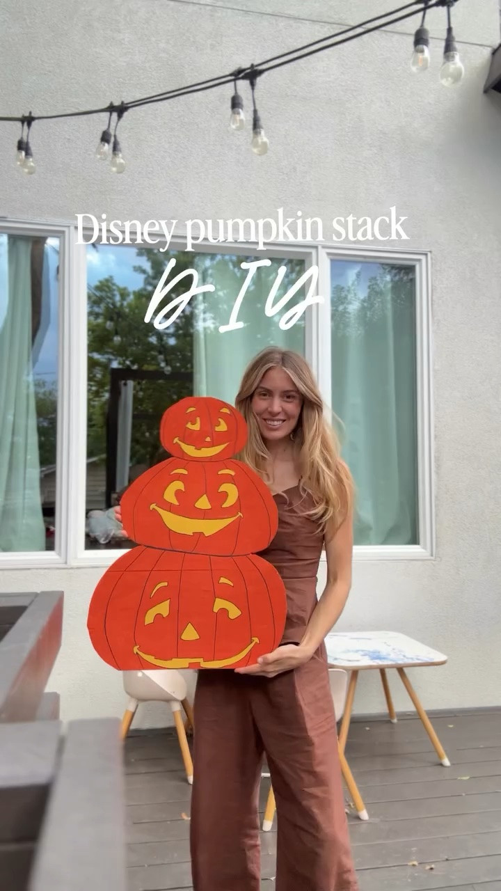 A little Disney magic for the porch 🎃✨

I made this Disney pumpkin stack from plywood using a jigsaw, sander, paint, and a whole lot of patience 🤍 The perfect DIY Halloween decor for any Disney-loving family!

Would you make one for your porch? 🎃🏰✨

#DisneyHalloween #DisneyDIY #HalloweenDIY #plywooddesign #DIYHalloweenDecor