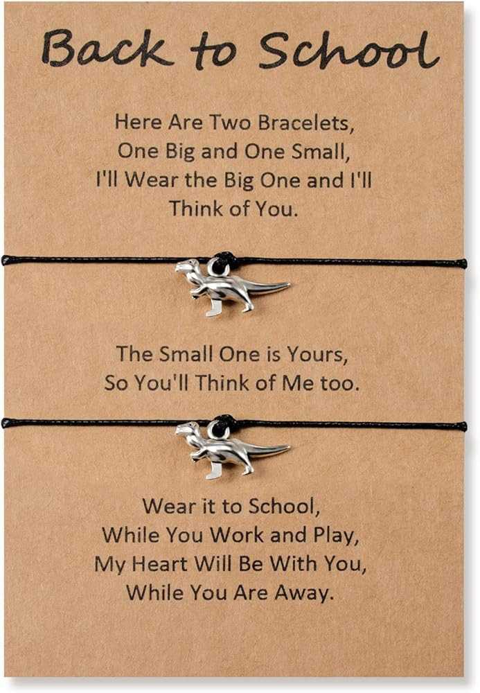 Back to School Gifts Mommy and Me Bracelet First Day of School Matching Wish Bracelets Set for Mo... | Amazon (US)