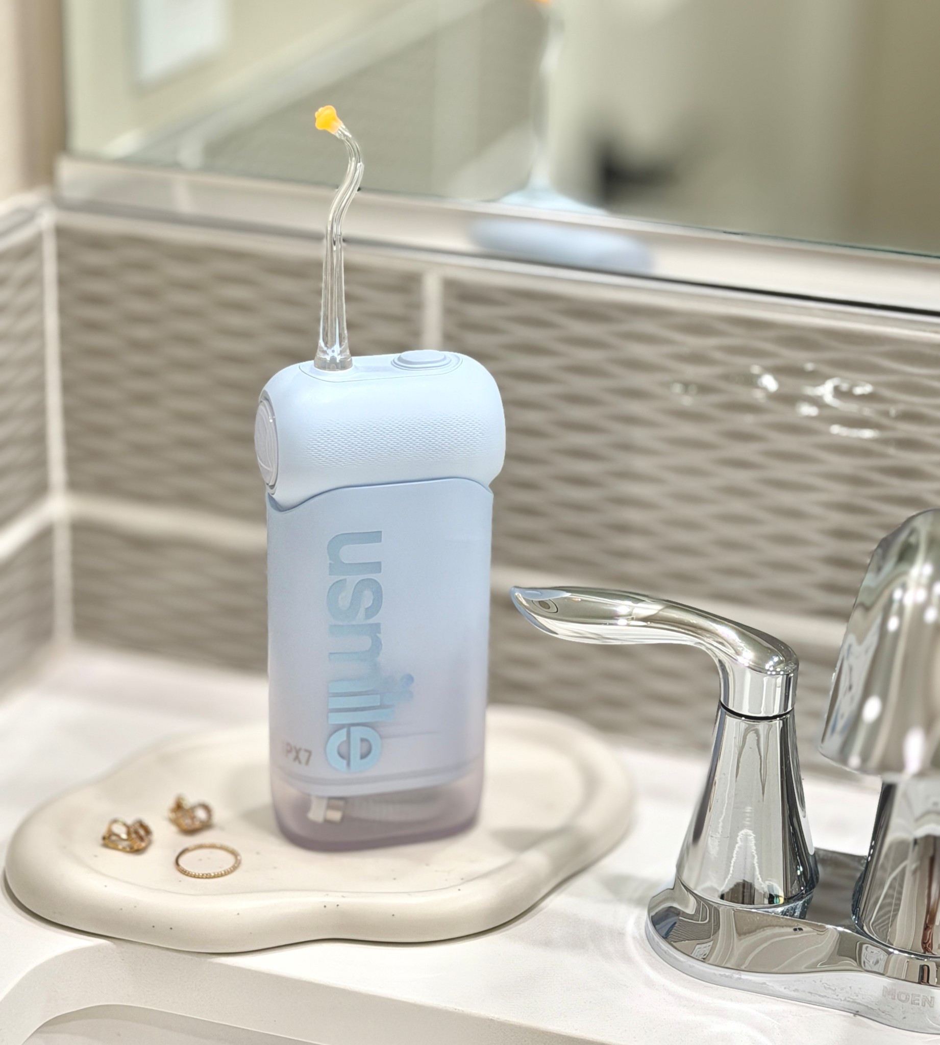 Upgrade your oral care routine with the usmile C10 Portable Dental Flosser—now 50% OFF for a limited time. Its ultra-compact design fits seamlessly into your on-the-go lifestyle, while 3 specialty tips and 4 pressure modes give you a fully customized clean anytime, anywhere.

#sponsored
@usmile_us

#LTKtravel #LTKbeauty #LTKhome