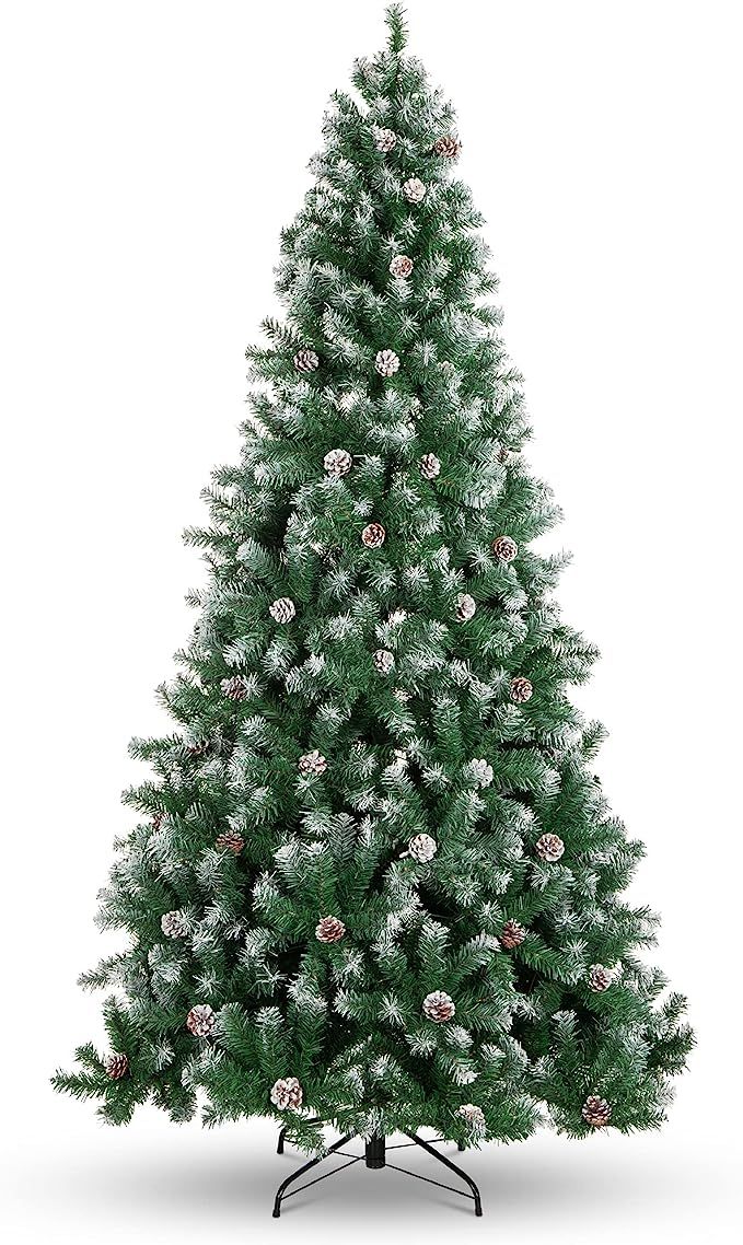 Best Choice Products 7.5ft Pre-Decorated Holiday Christmas Tree for Home, Office, Party Decoratio... | Amazon (US)