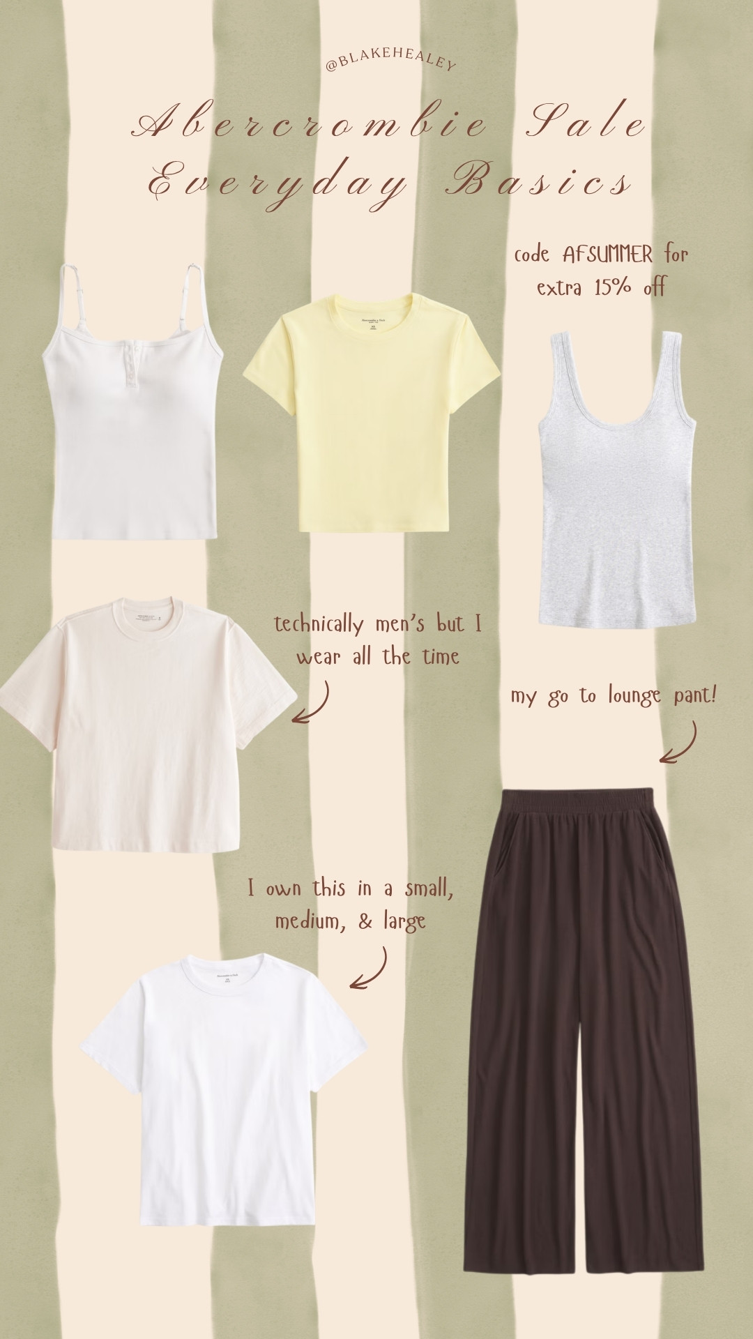 Abercrombie sale everyday basics!  

 #LTKgrwm #LTKootd #LTKSaleAlert