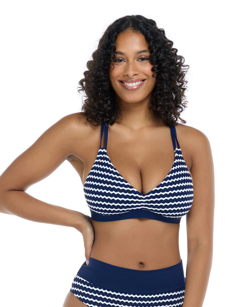 Sarah D, DD, E & F Cup Top - BREAKING WAVES | SKYE Swimwear