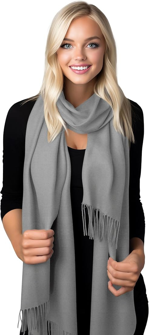 Ocomfly 100% Pashmina Cashmere Scarf for Women - Premium Womens Scarves - Gift Boxed. Wrap or Cov... | Amazon (US)