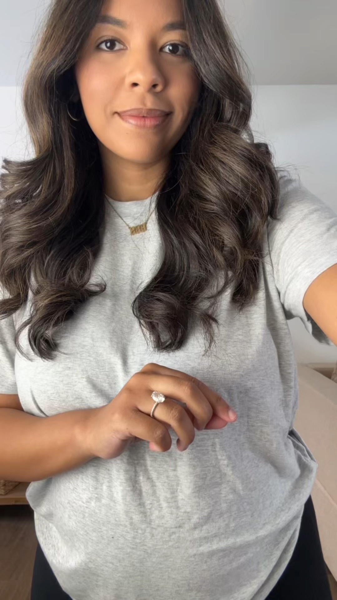 Bump ootd! Casual style- tall girl friendly- bump friendly- affordable mini flares- casual style *size large tee- size large 33.5 inch inseam leggings- affordable Amazon find 