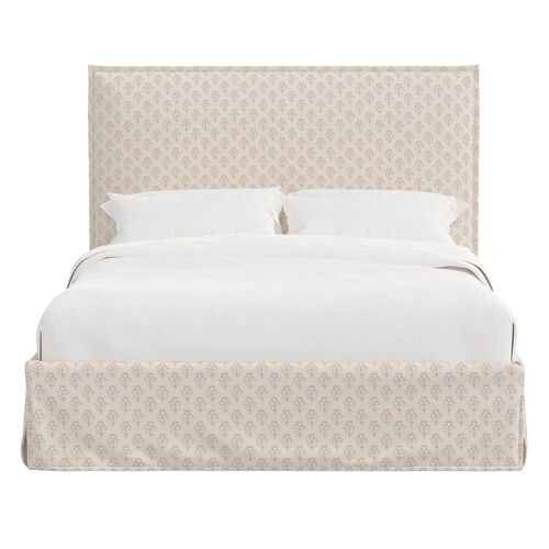 Maura Slipcover Bed, Francie | One Kings Lane