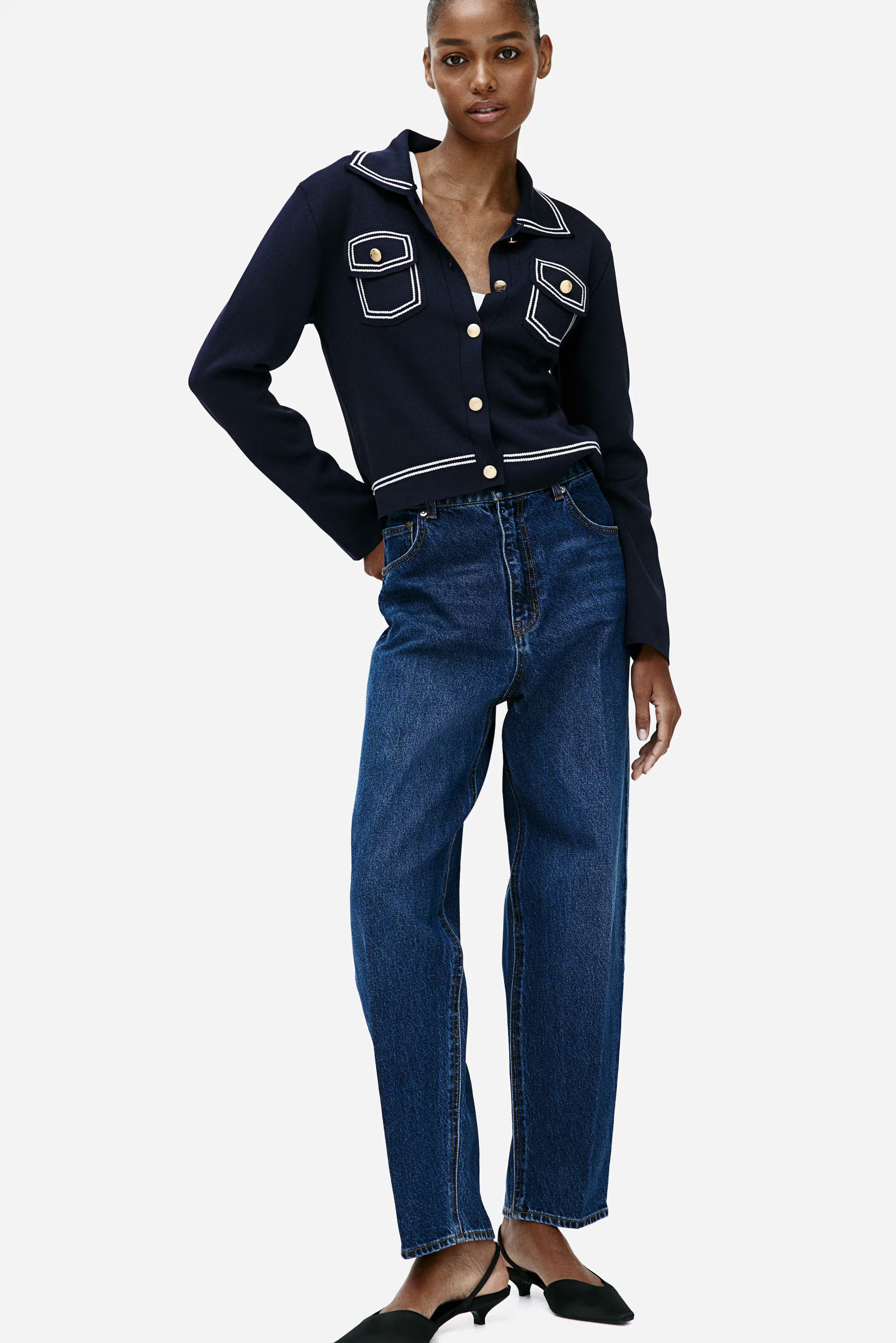 Cardigan with Collar | H&M (US + CA)