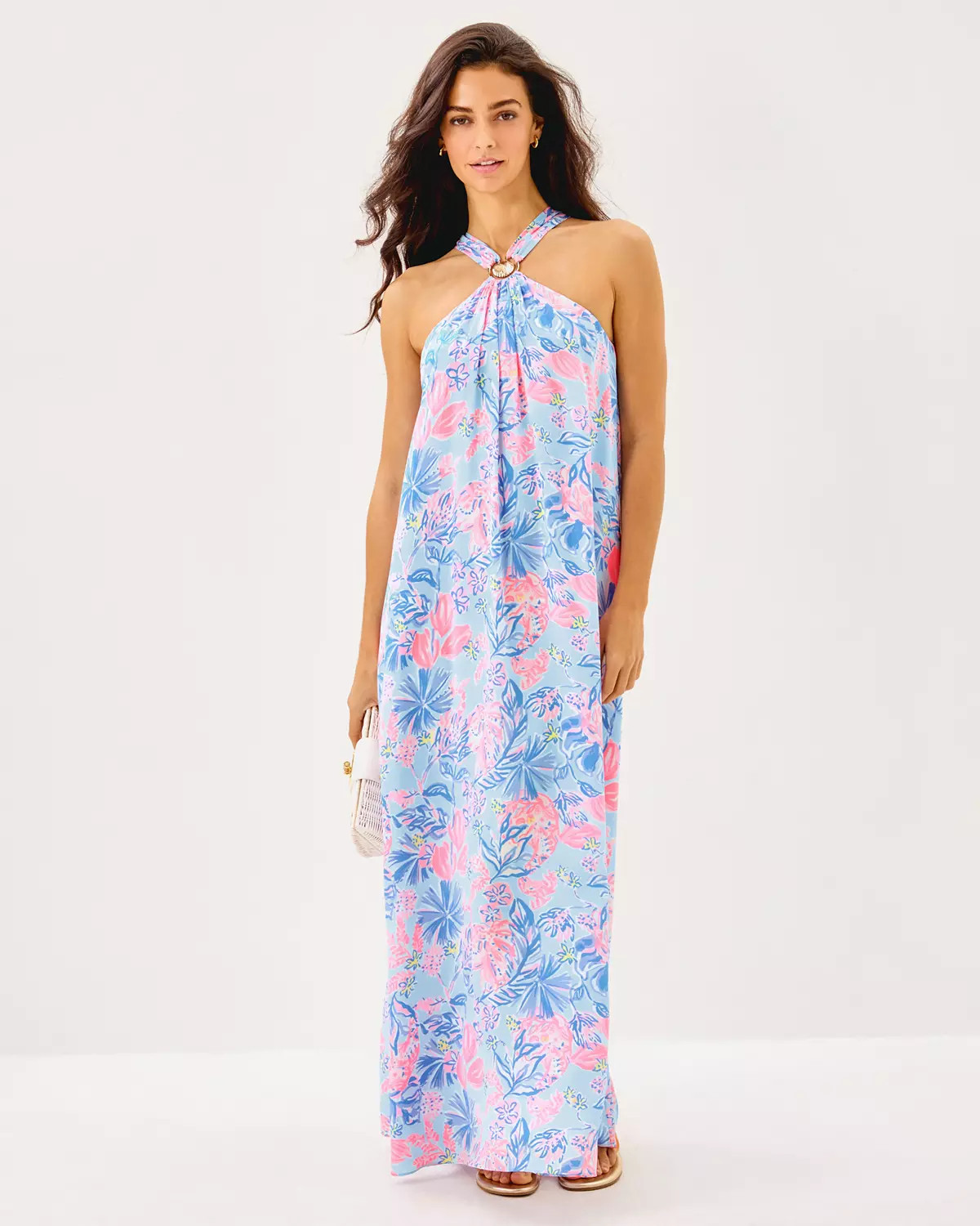 Clairabel Silk Maxi Dress | Lilly Pulitzer