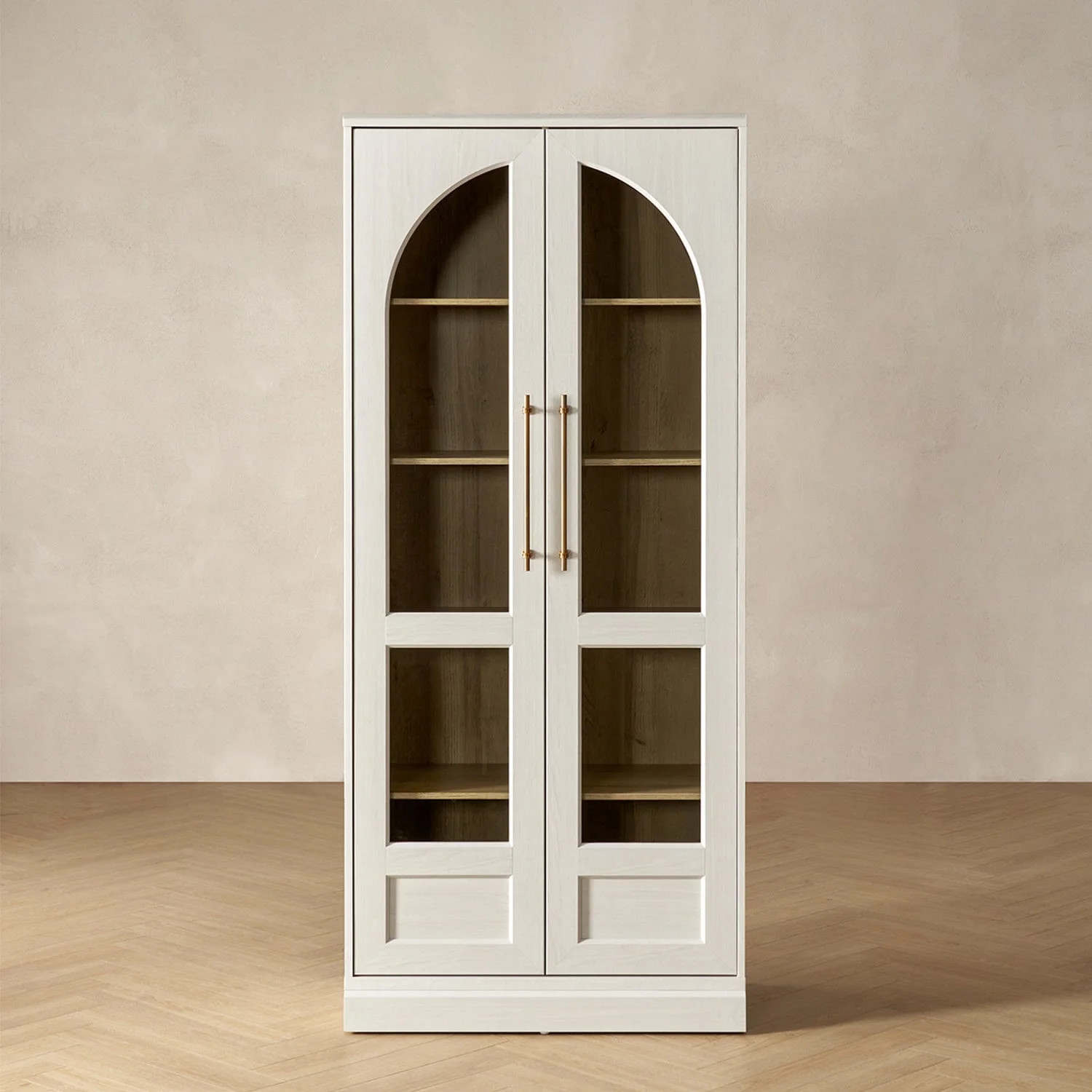Mopio Blake Tall Display Cabinet, Kitchen Buffet Pantry Cabinet, Trophy Display Case, Storage Cab... | Walmart (US)