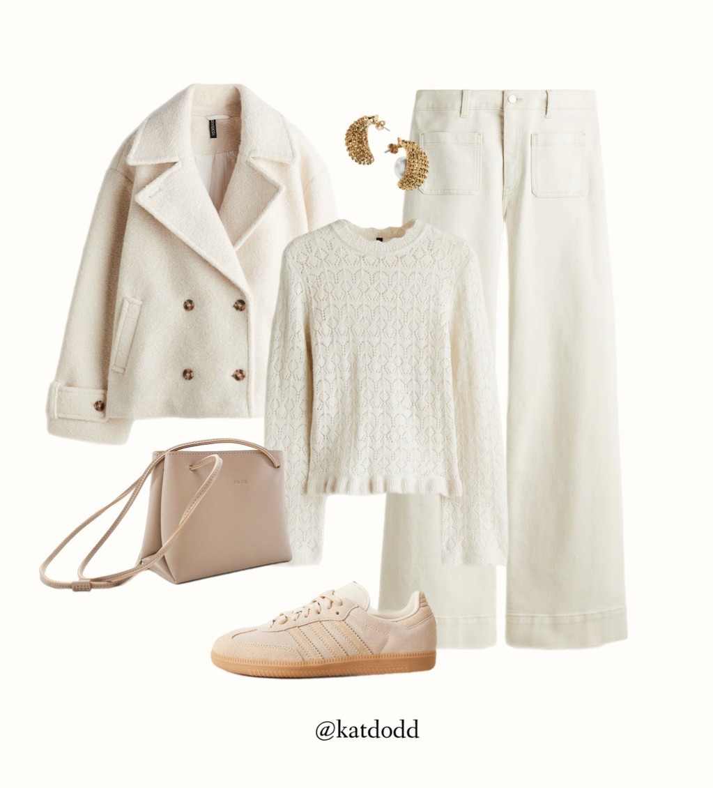 Cream outfit 🤍🤍🤍



H&M members sale asos bag adidas samba cream and stone white jeans long sleeve lace top pea coat wool winter white 

#LTKautumn #LTKuk #LTKstyletip
