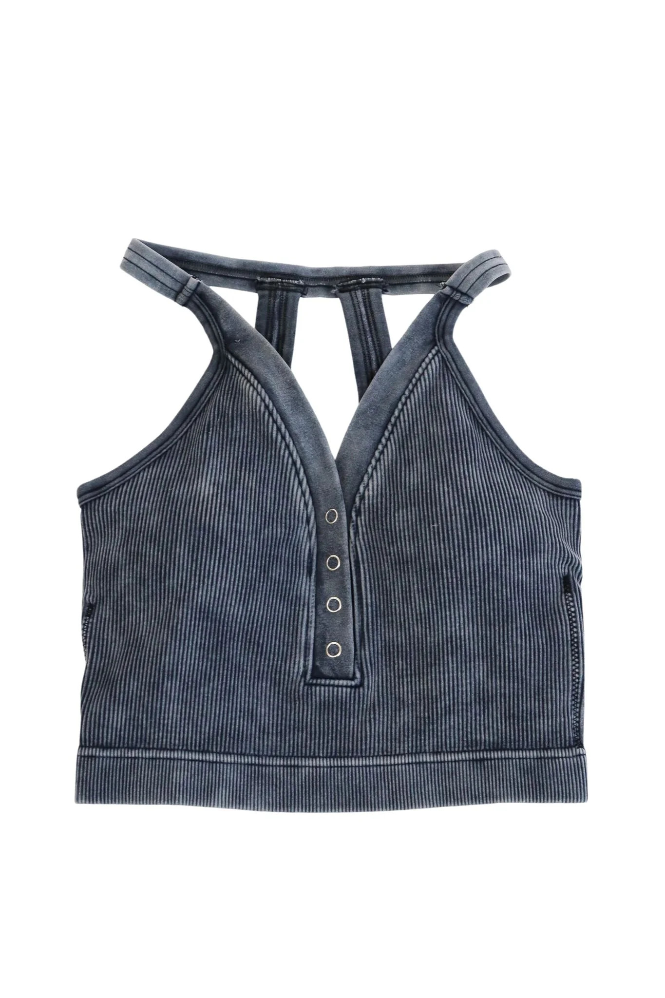 Tessa Washed V-Neck Bralette | Alexander Jane Boutique