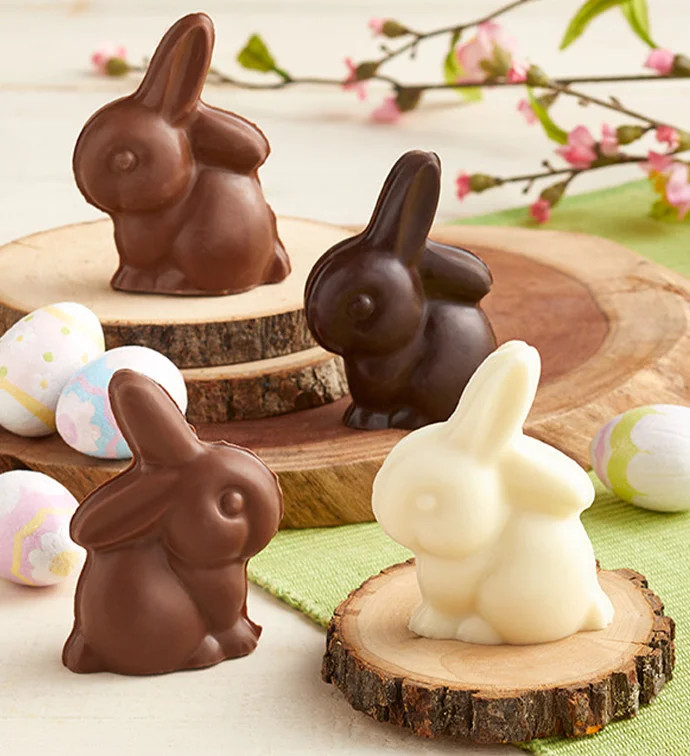 Simply Chocolate® Easter Bunny Quartet | Simply Chocolate