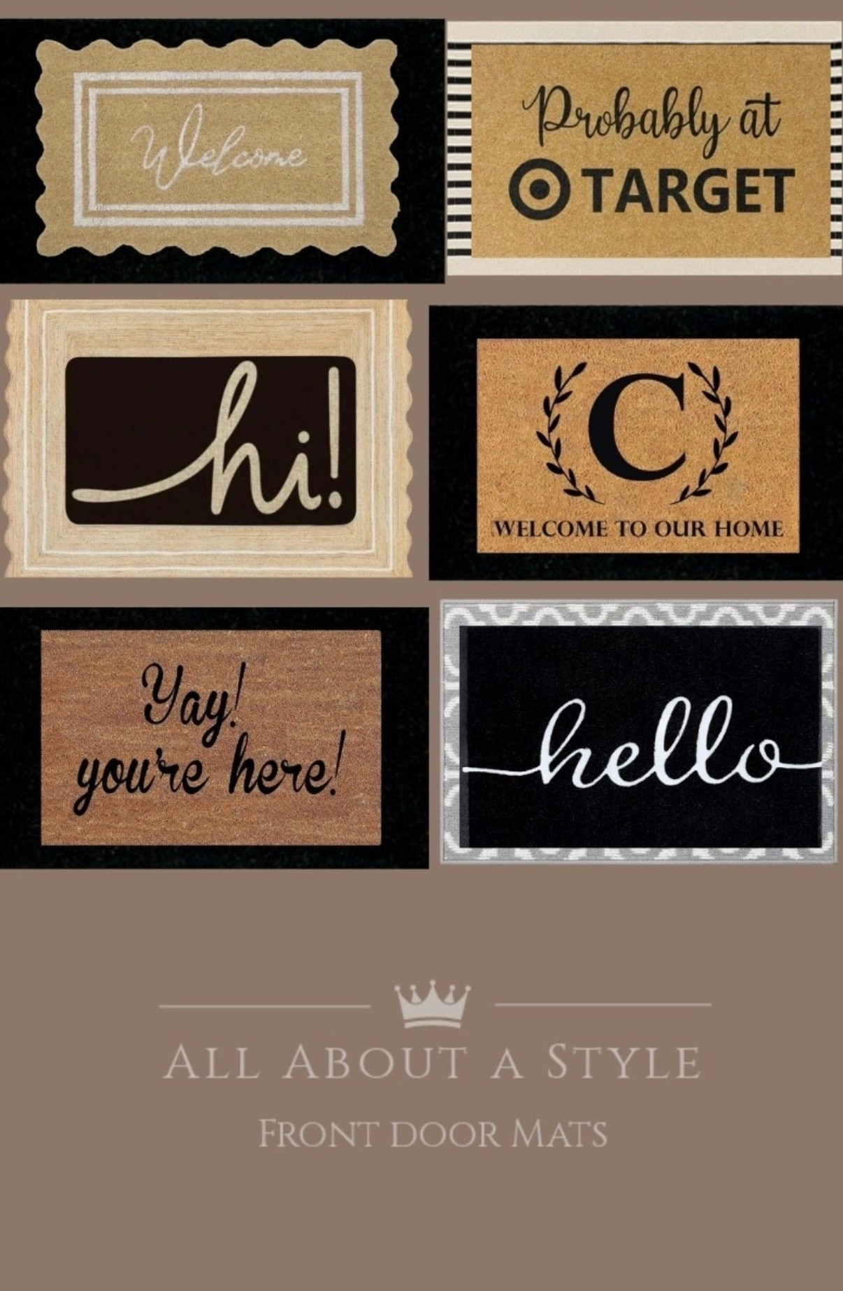 Step up your entryway game!

These mats aren’t just practical—they set the vibe before you even walk in  house. 

Tap to shop.!

#EntrywayGoals #HomeStyle #WelcomeMatVibes #Frontdoor #Mats