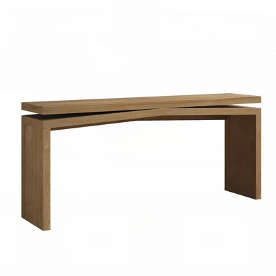 Rustic Solid Wood Console Table, Long Farmhouse Entryway Sofa Table for Living Room, Hallway, Beh... | Wayfair North America