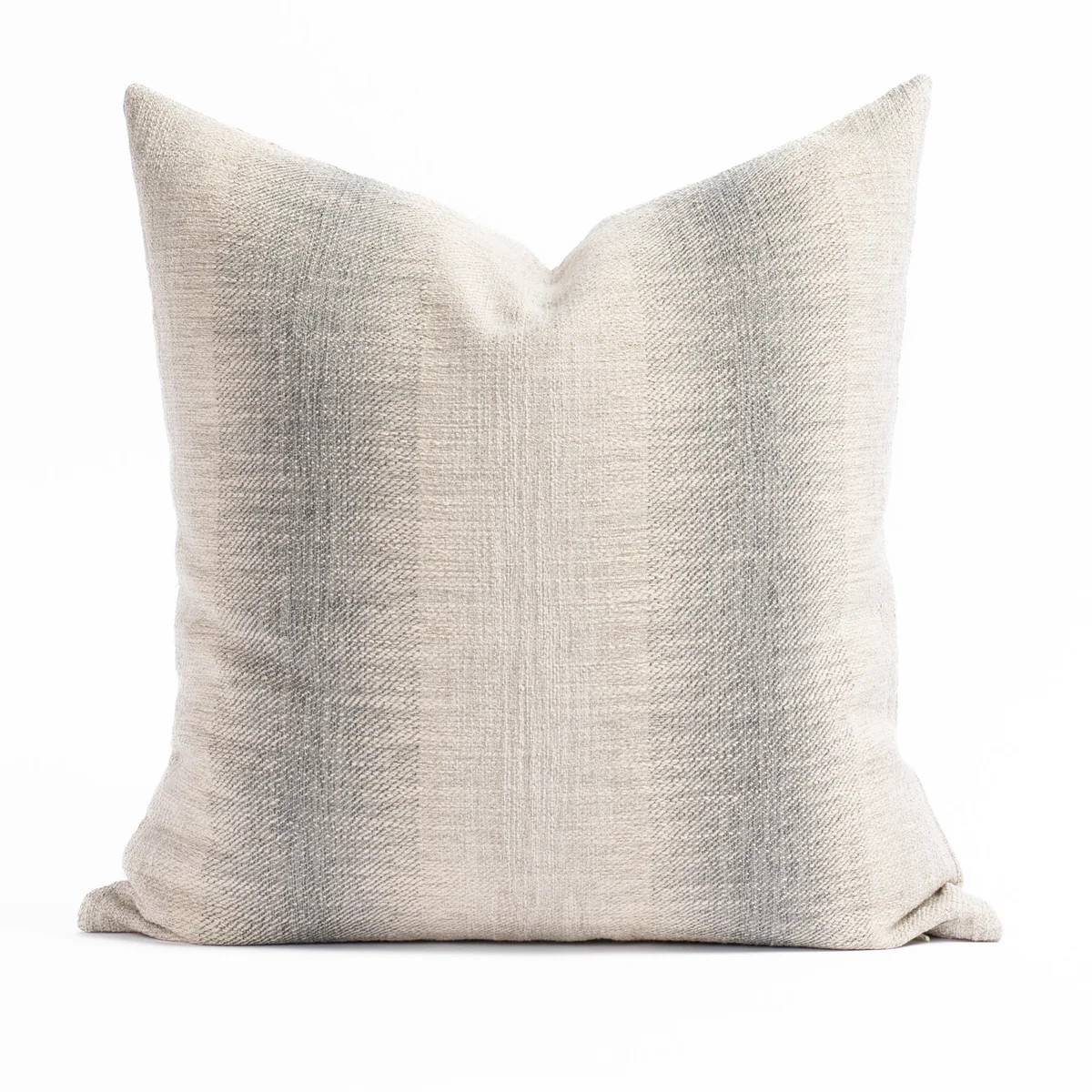 Tahoe Stripe 22x22 Pillow, Blue Smoke | Tonic Living