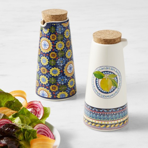 Williams Sonoma Sicily Ceramic Oil Containers, Set of 2, 12oz | Williams-Sonoma